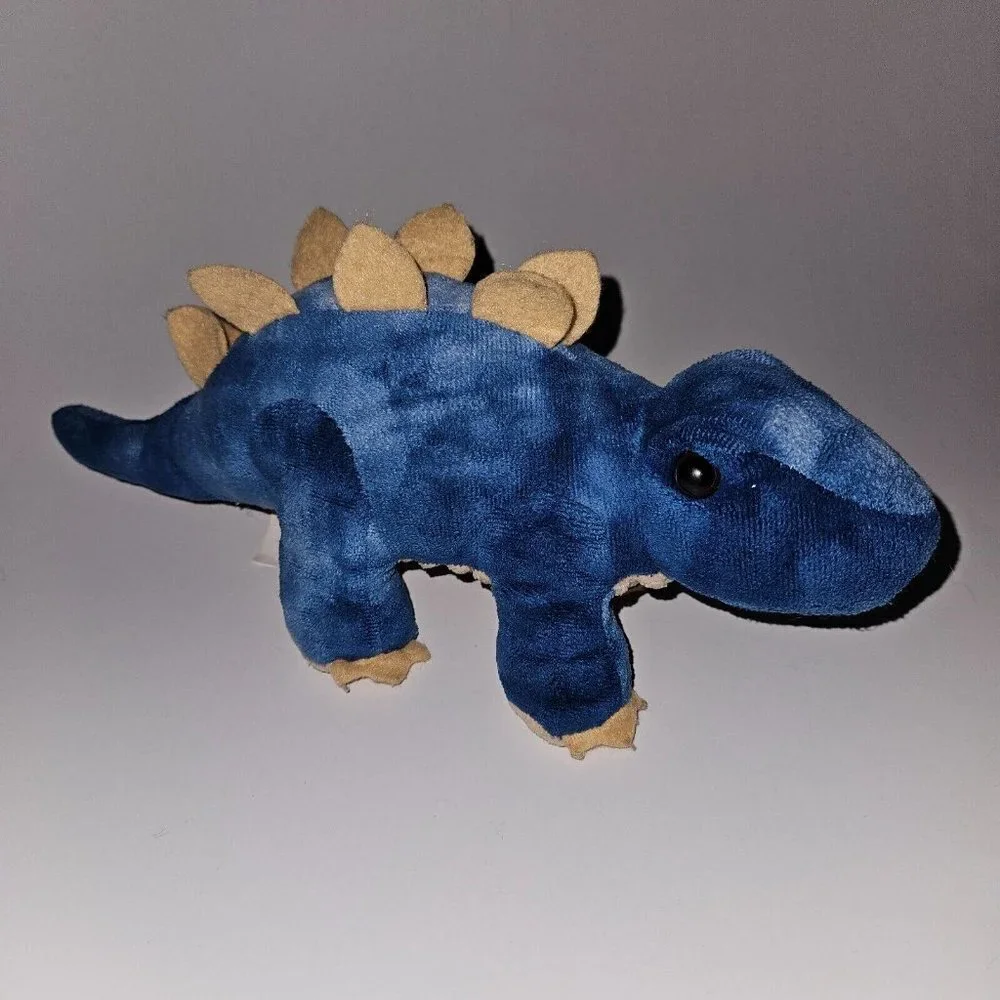Linzy Blue Stegosaurus Dinosaur Plush 11